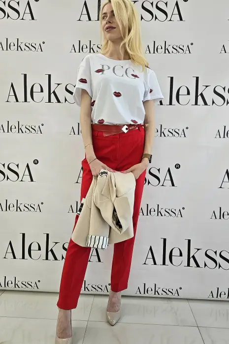 Червен панталон - 717 - Червен панталон - 717