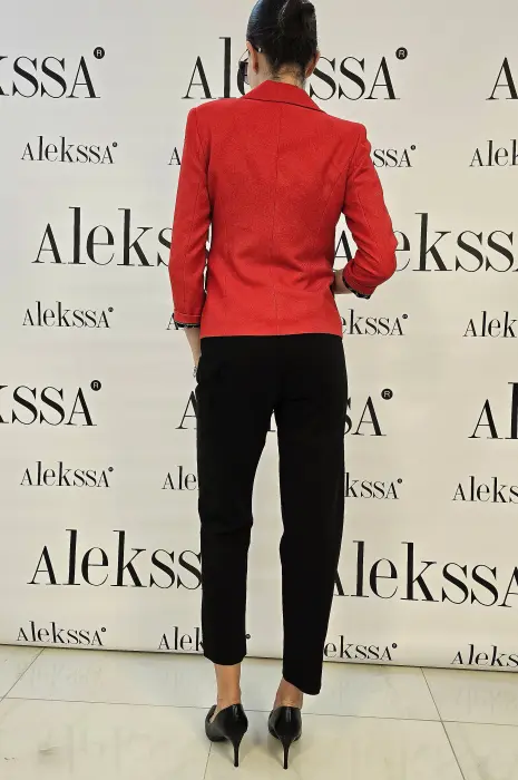 Червено елегантно сако - 184 - Червено елегантно сако - 184