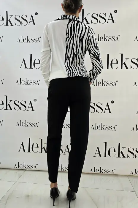 Дамска риза с принт - 428 - Дамска риза с принт - 428