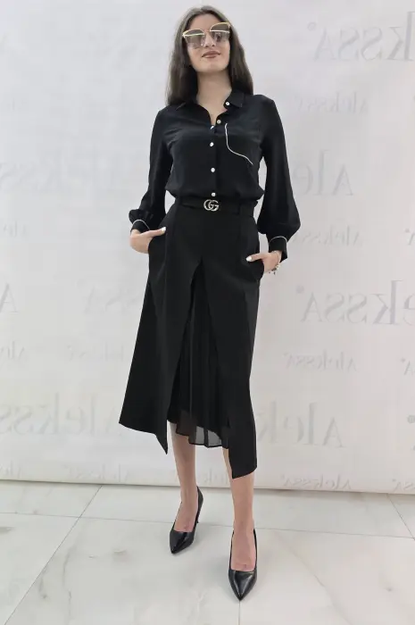 Дамска черна риза - 598 - Дамска черна риза - 598