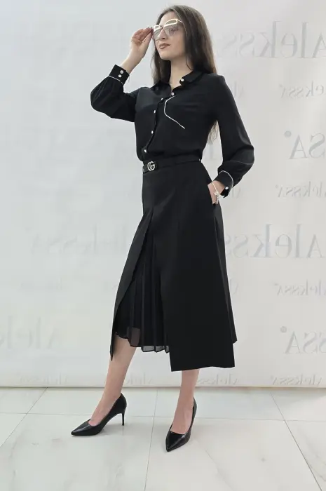 Дамска черна риза - 597 - Дамска черна риза - 597