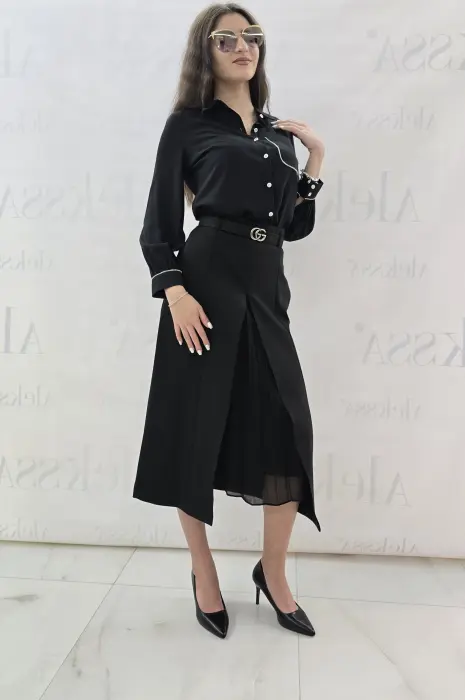 Дамска черна риза - 600 - Дамска черна риза - 600