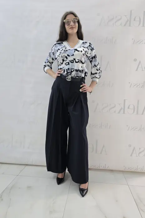 Тъмно син панталон пола - 554 - Тъмно син панталон пола - 554