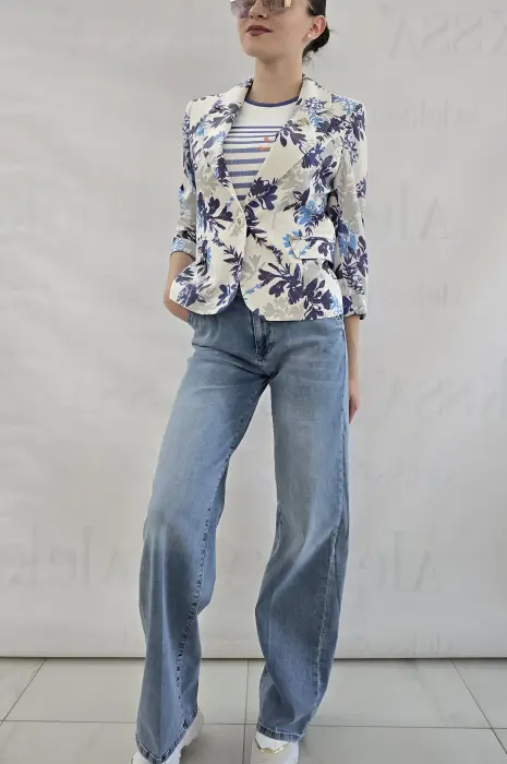 Дамско синьо сако - 846 - Дамско синьо сако - 846