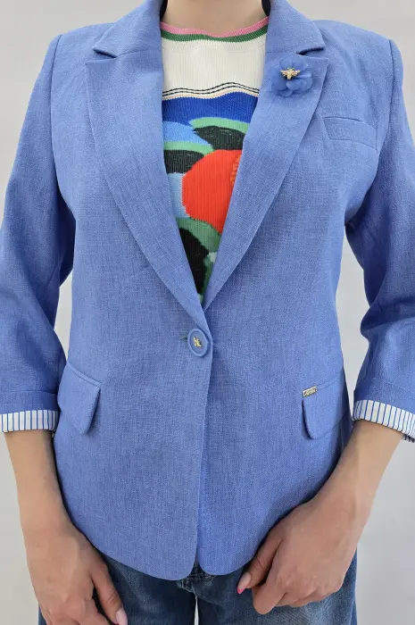 Елегантно синьо сако - 839 - Елегантно синьо сако - 839