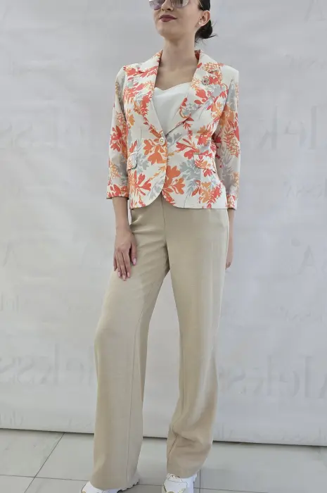 Елегантно оранжево сако - 841 - Елегантно оранжево сако - 841