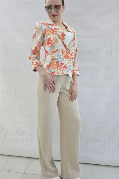 Елегантно оранжево сако - 842 - Елегантно оранжево сако - 842