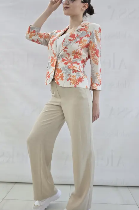 Елегантно оранжево сако - 843 - Елегантно оранжево сако - 843