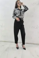 Сива дамска блуза - Сива дамска блуза